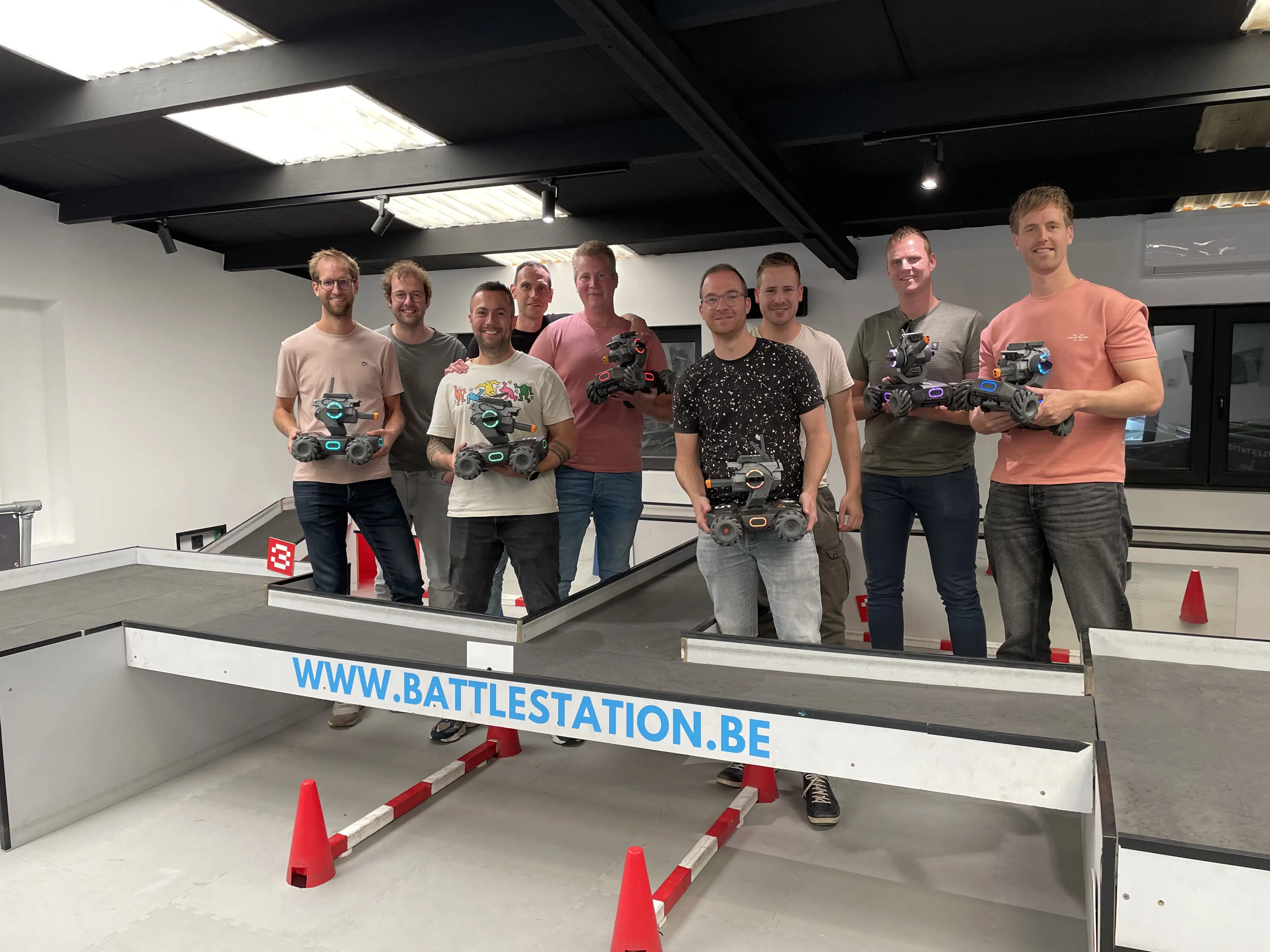 Teambuilding bij battlestation, plezier