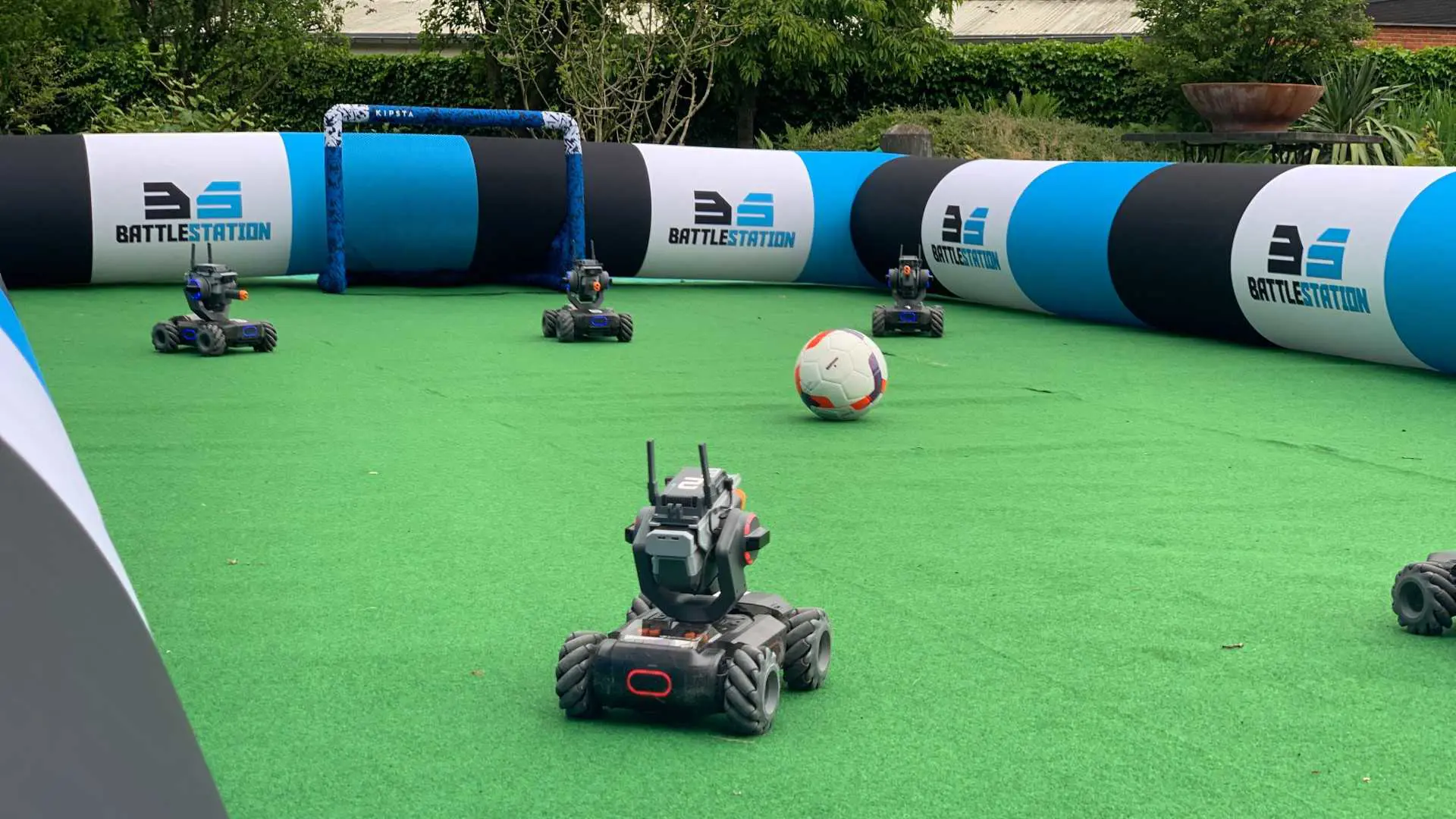 Football with robot's